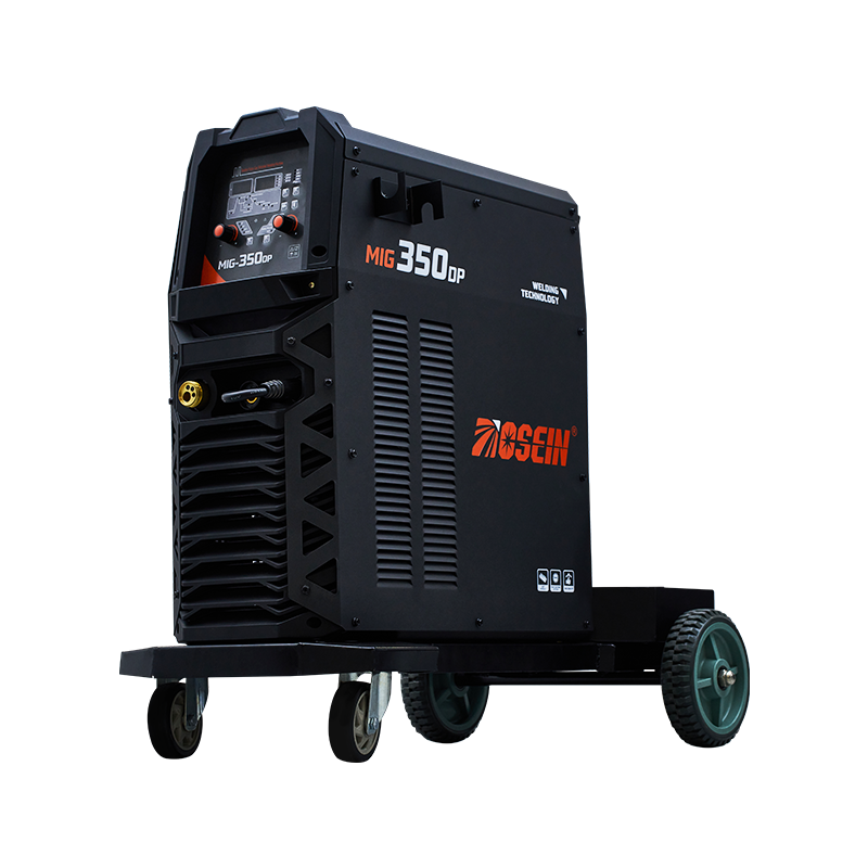 MIG-350DP dual pulse welder for aluminum, 3 phases 380V synergic spot