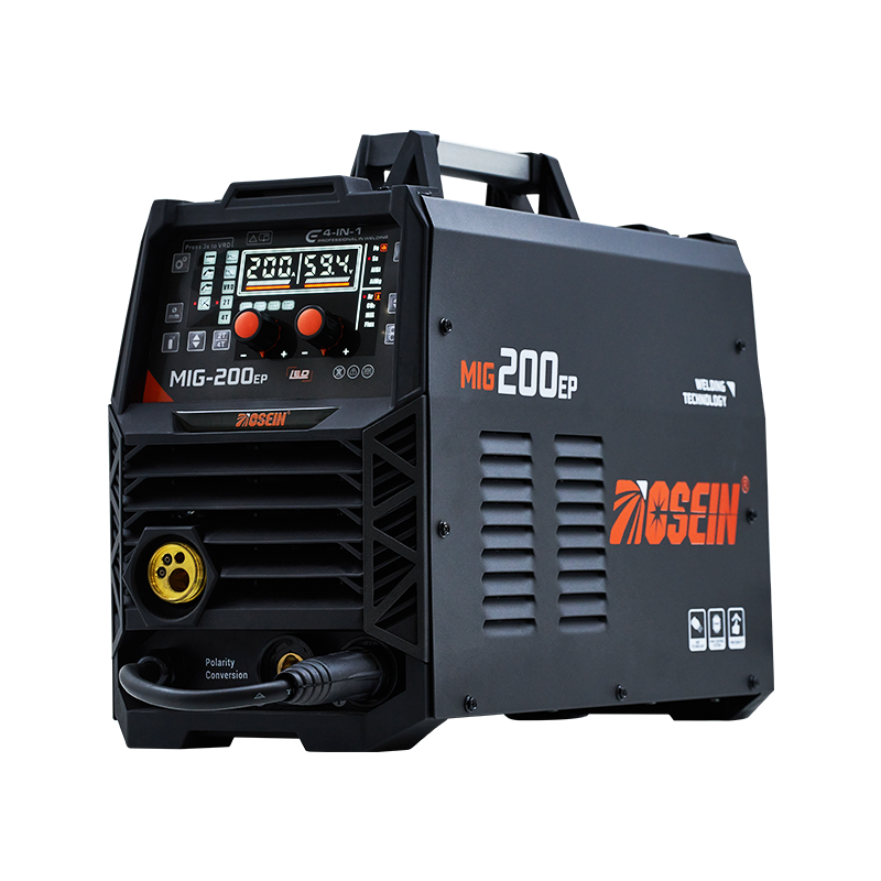 MIG 160/180/200EP gas/gasless synergic control LED hot sell mig/mma/lift tig/syn/alu